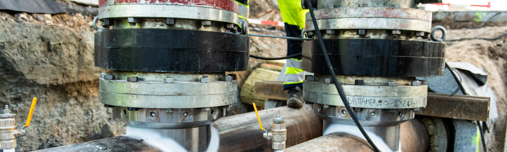 Hottapping Linestop Bypass Fjernvarme Rør Overvågning Rørovervågning